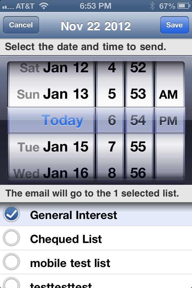 iPhone Screenshot 1